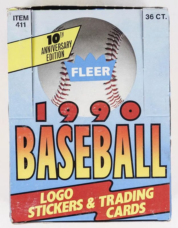 1990 Fleer Baseball Wax Box