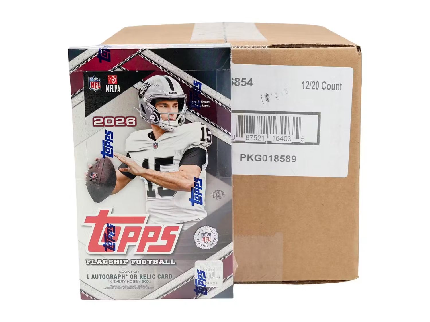 2026 Topps Flagship Football Hobby 12-Box Case [Topps Direct]