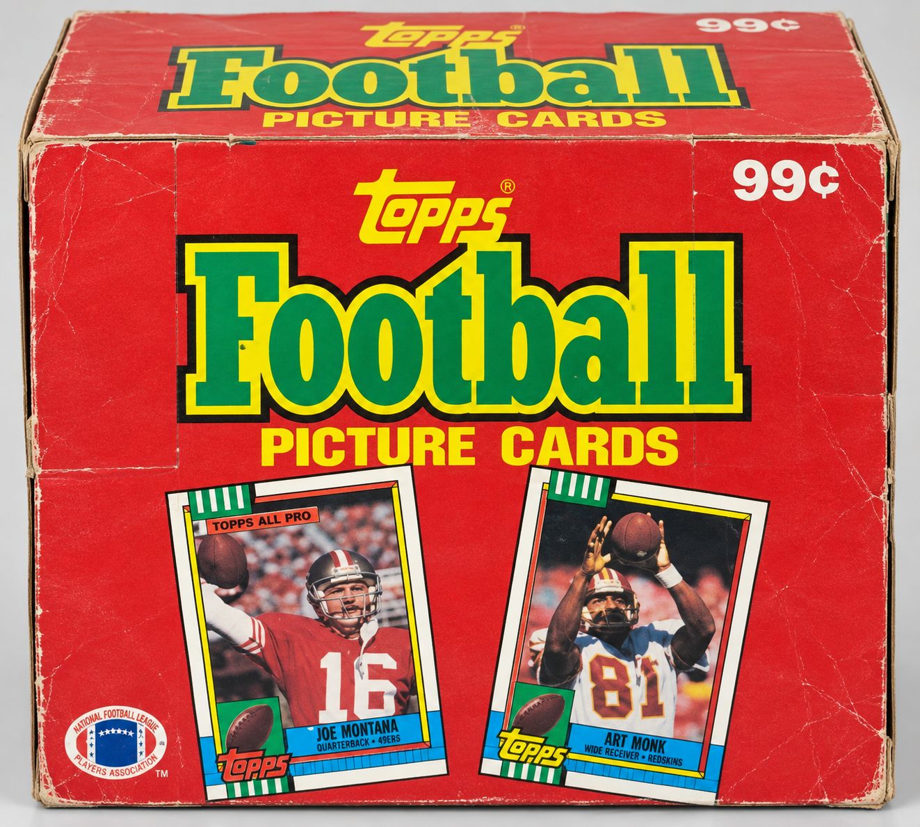 1990 Topps Football Cello Box