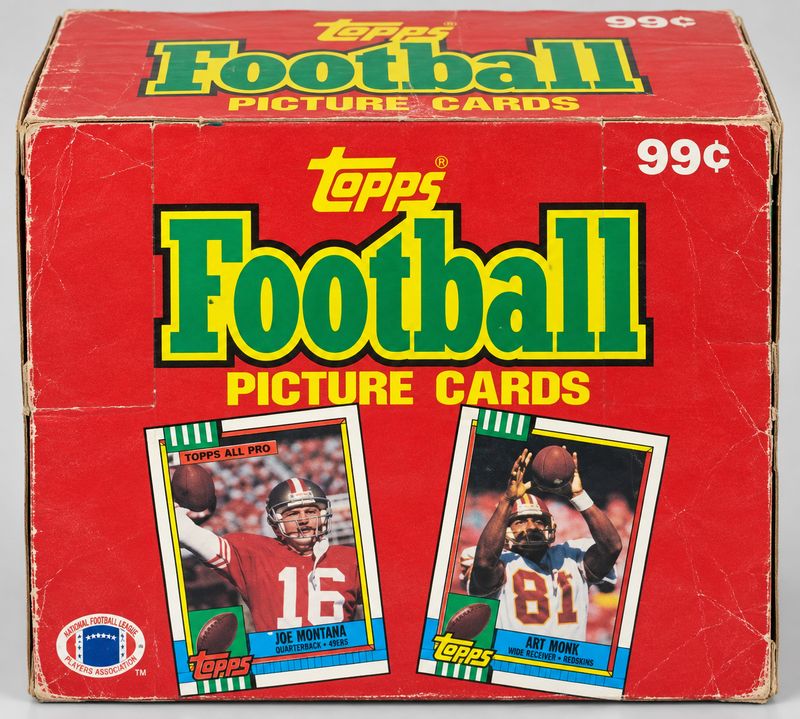 1990 Topps Football Cello Box
