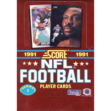 1991 Score Series 1 Football Wax Box