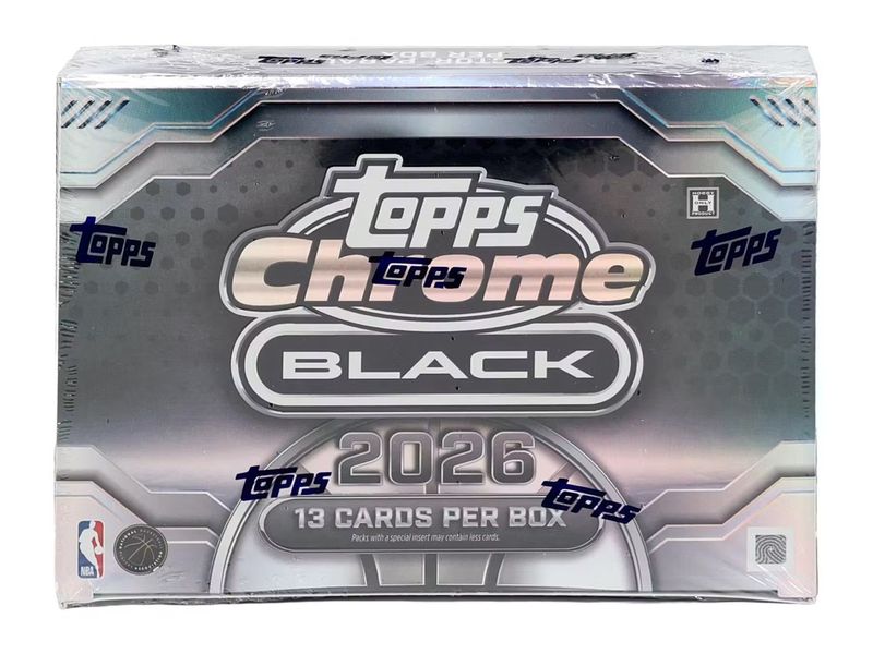 2025-26 Topps Chrome Black Basketball Hobby Box