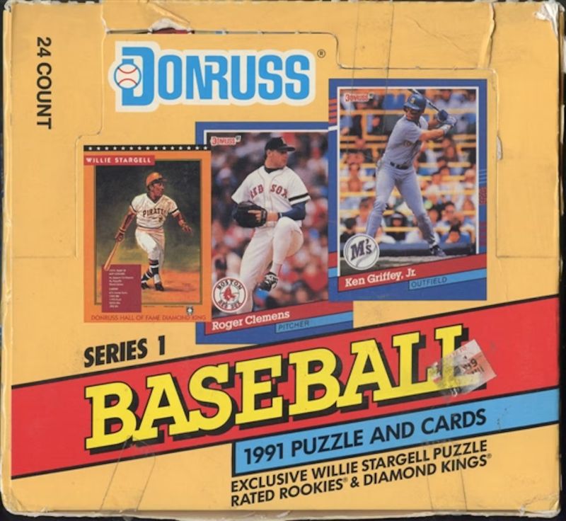 1991 Donruss Baseball Series 1 Jumbo Box