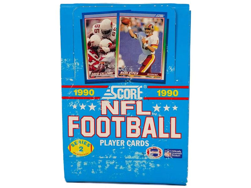 1990 Score Series 2 Football Wax Box