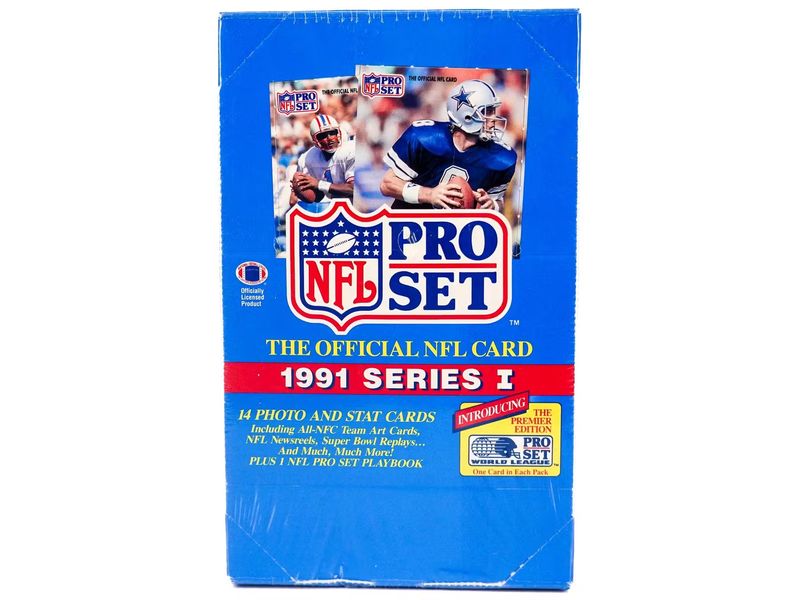 1991 Pro Set Series 1 Football Wax Box