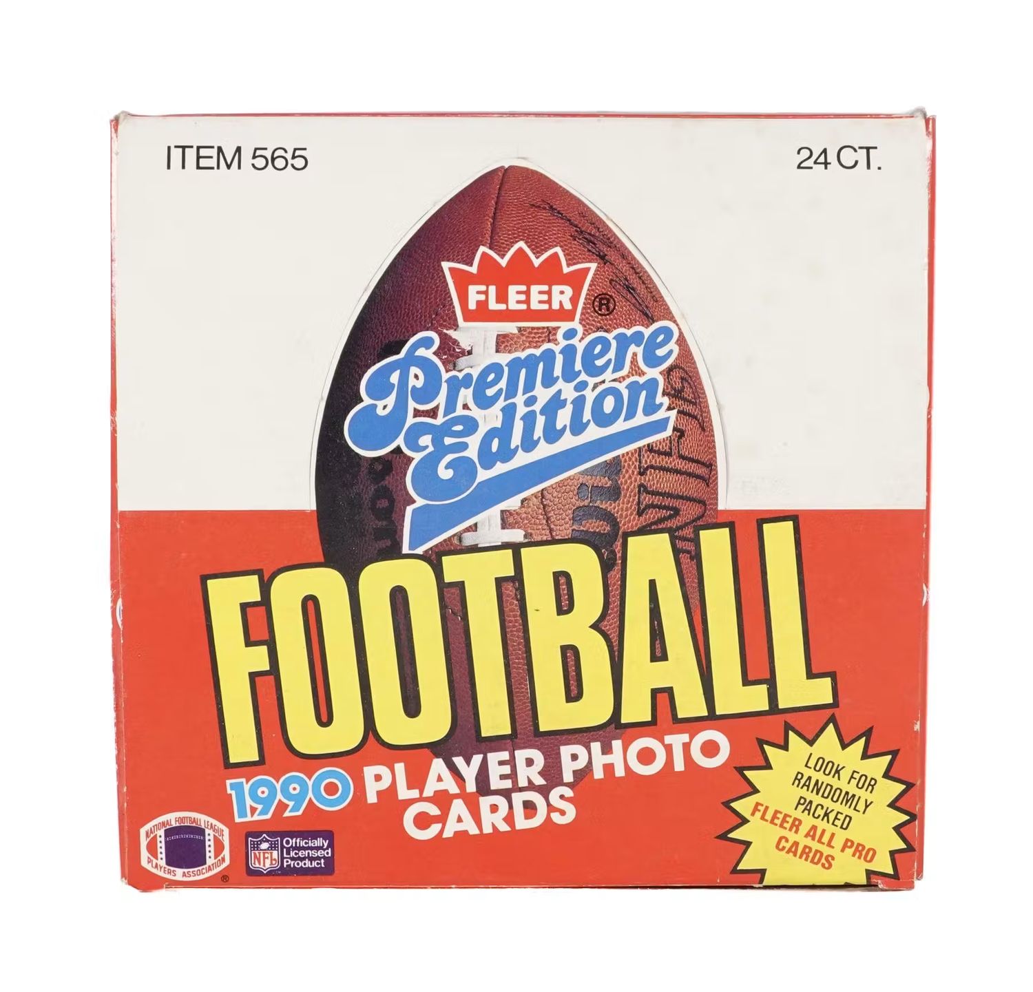 1990 Fleer Football Jumbo Box