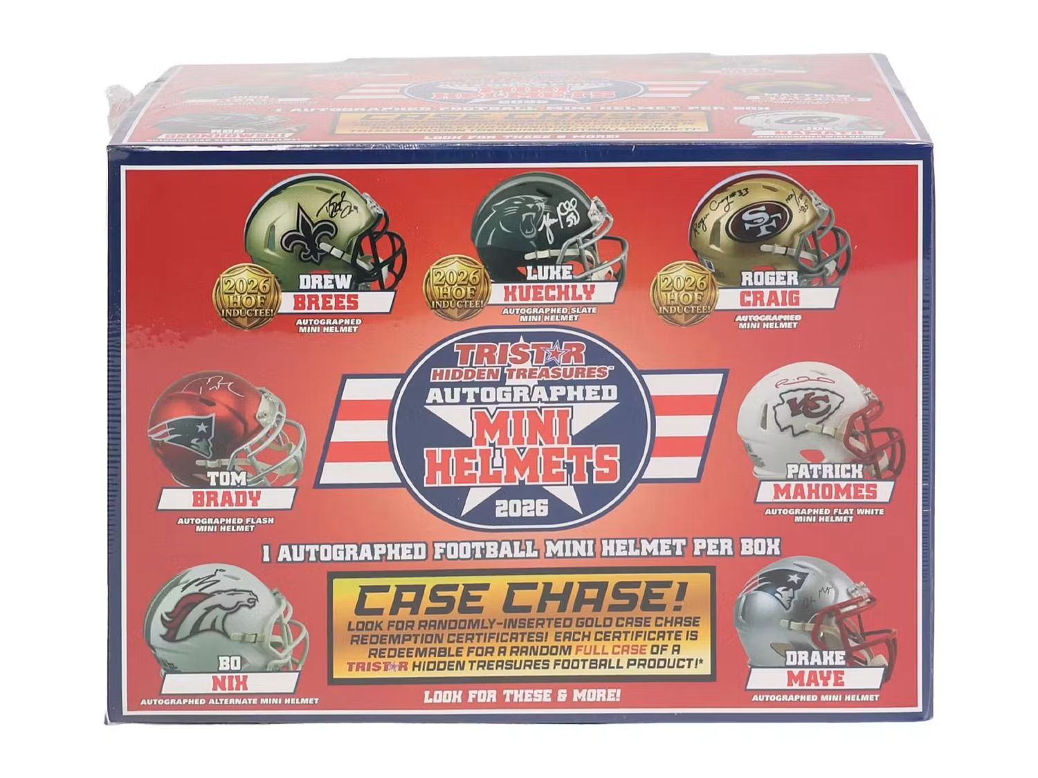 2026 TRISTAR Hidden Treasures Autographed Football Mini Helmet