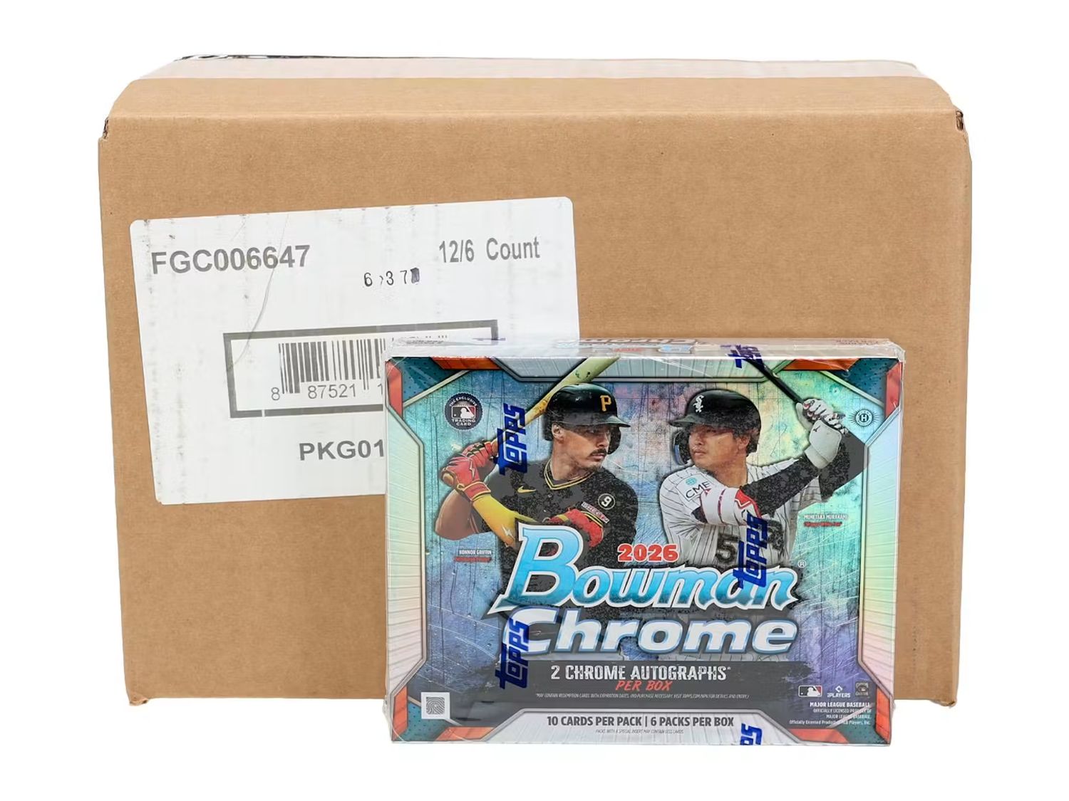 2026 Bowman Chrome Baseball Hobby 12-Box Case [Topps Direct]
