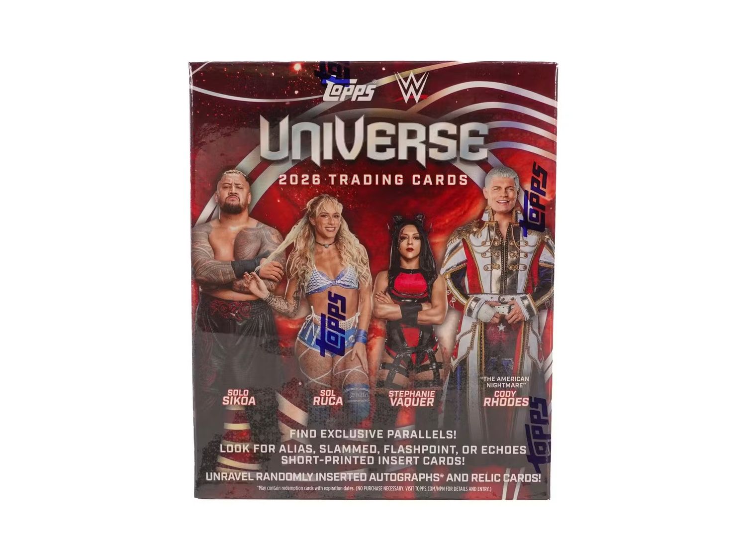 2026 Topps Universe WWE Wrestling Mega Box