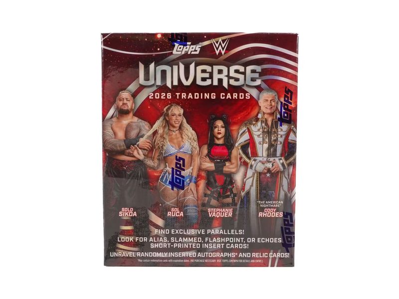 2026 Topps Universe WWE Wrestling Mega Box