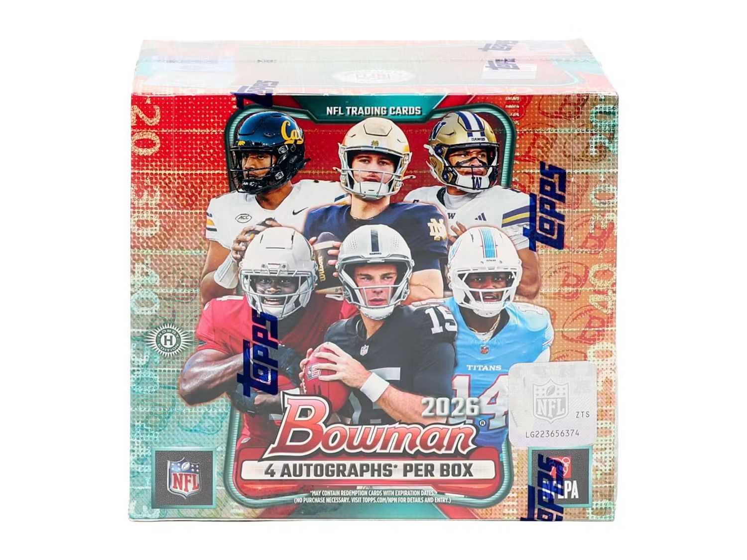 2026 Bowman Football Hobby Jumbo Box