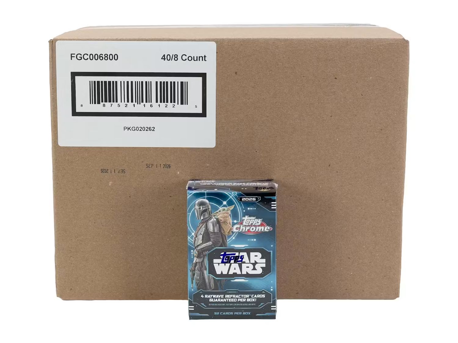 2026 Topps Chrome Star Wars Value Blaster 40-Box Case [Topps Direct]