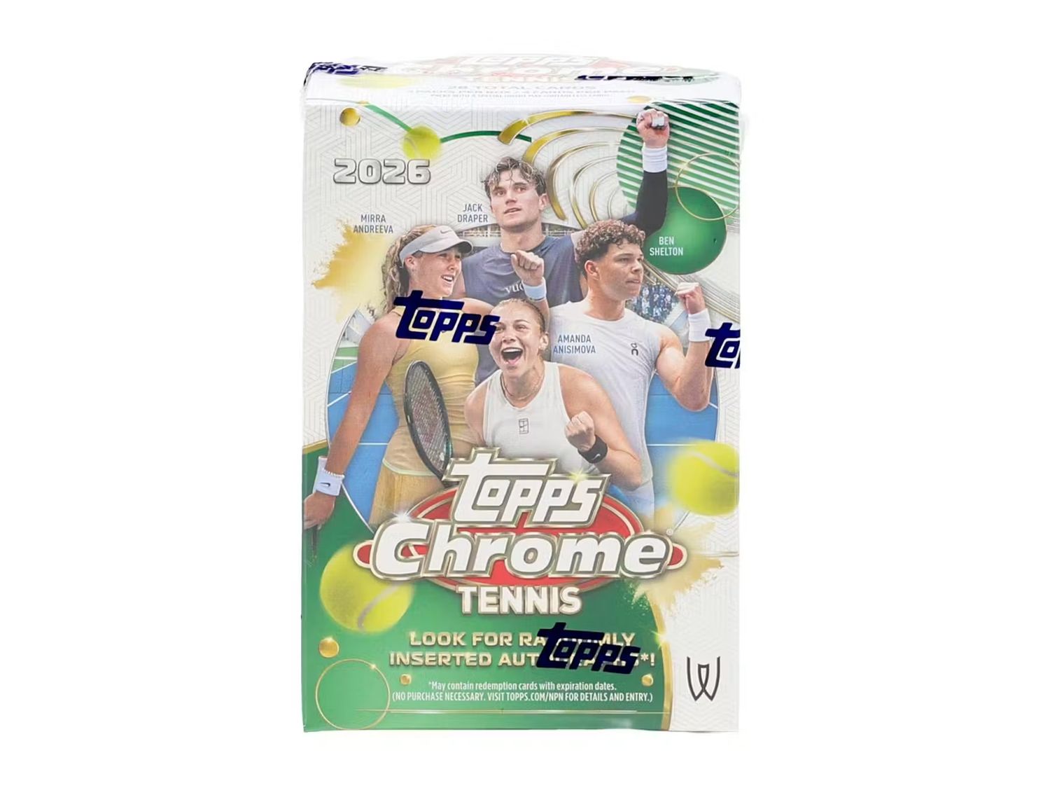 2026 Topps Chrome Tennis Value Blaster Box