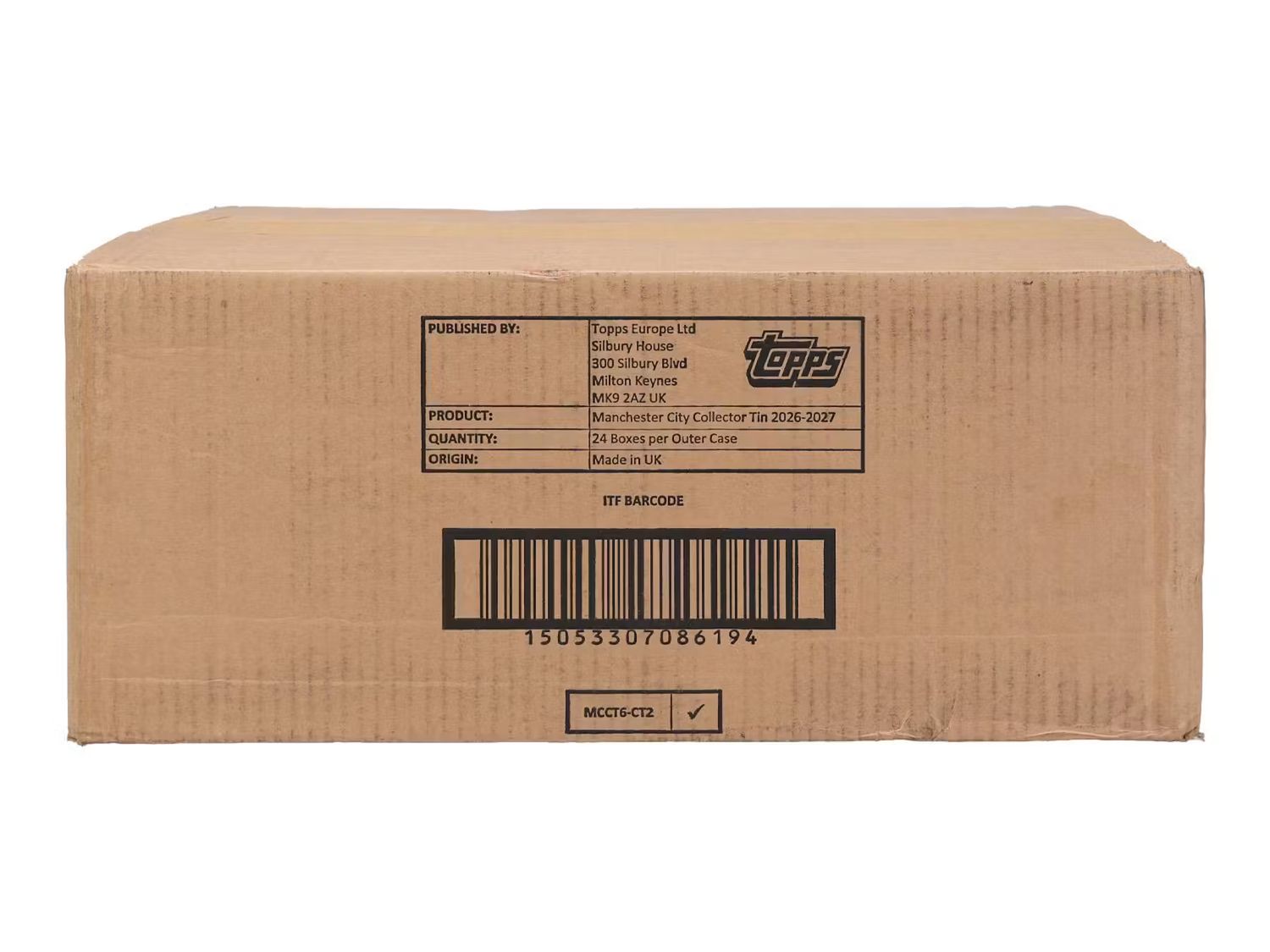 2026-27 Topps Manchester City Soccer Collector 24-Tin Case [Topps Direct]