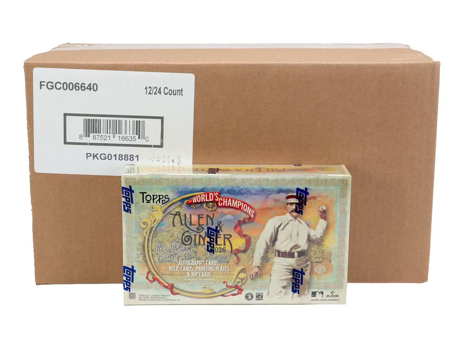 2026 Topps Allen &amp; Ginter Baseball Hobby 12-Box Case [Topps Direct]