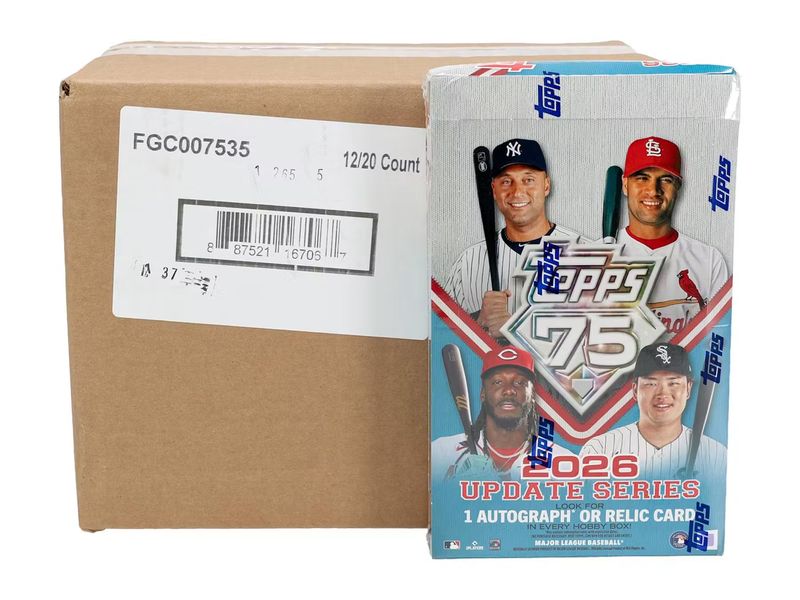 2026 Topps Update Series Baseball Hobby 12-Box Case [Topps Direct]