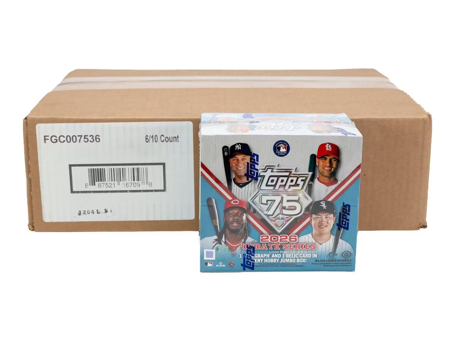 2026 Topps Update Series Baseball Hobby Jumbo 6-Box Case [Topps Direct]