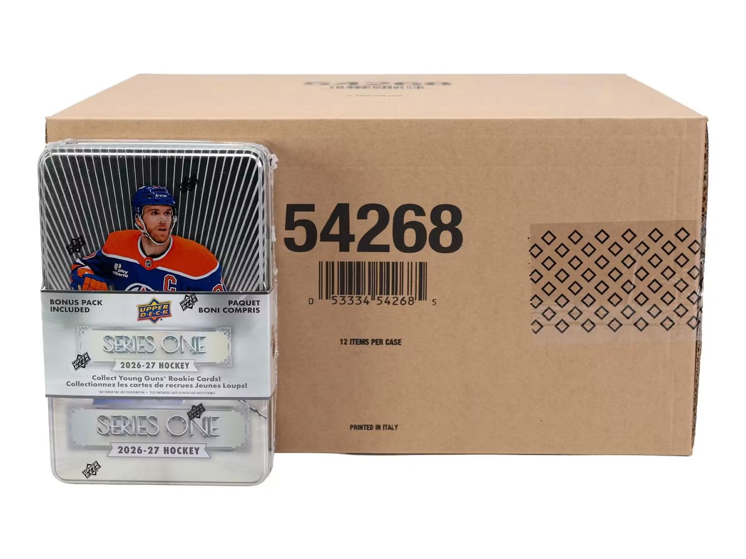 2026-27 Upper Deck Series 1 Hockey 12-Tin Case