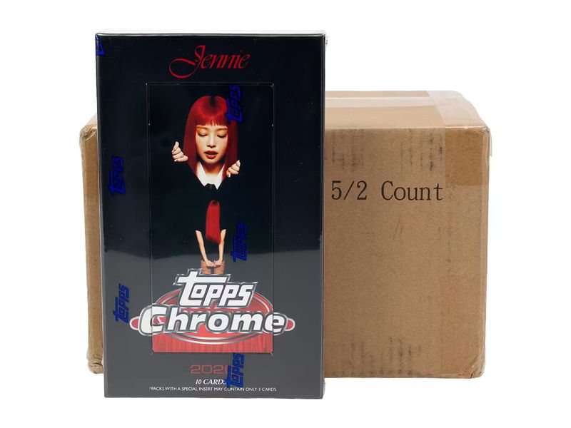 2026 Topps Chrome Jennie Hobby 5-Box Case [Topps Direct]