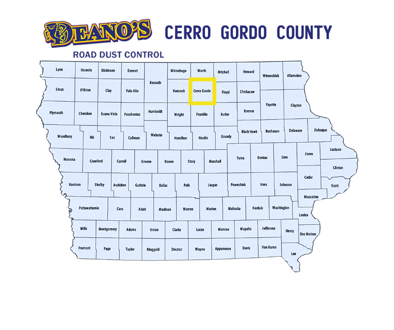 Cerro Gordo County Dust Control