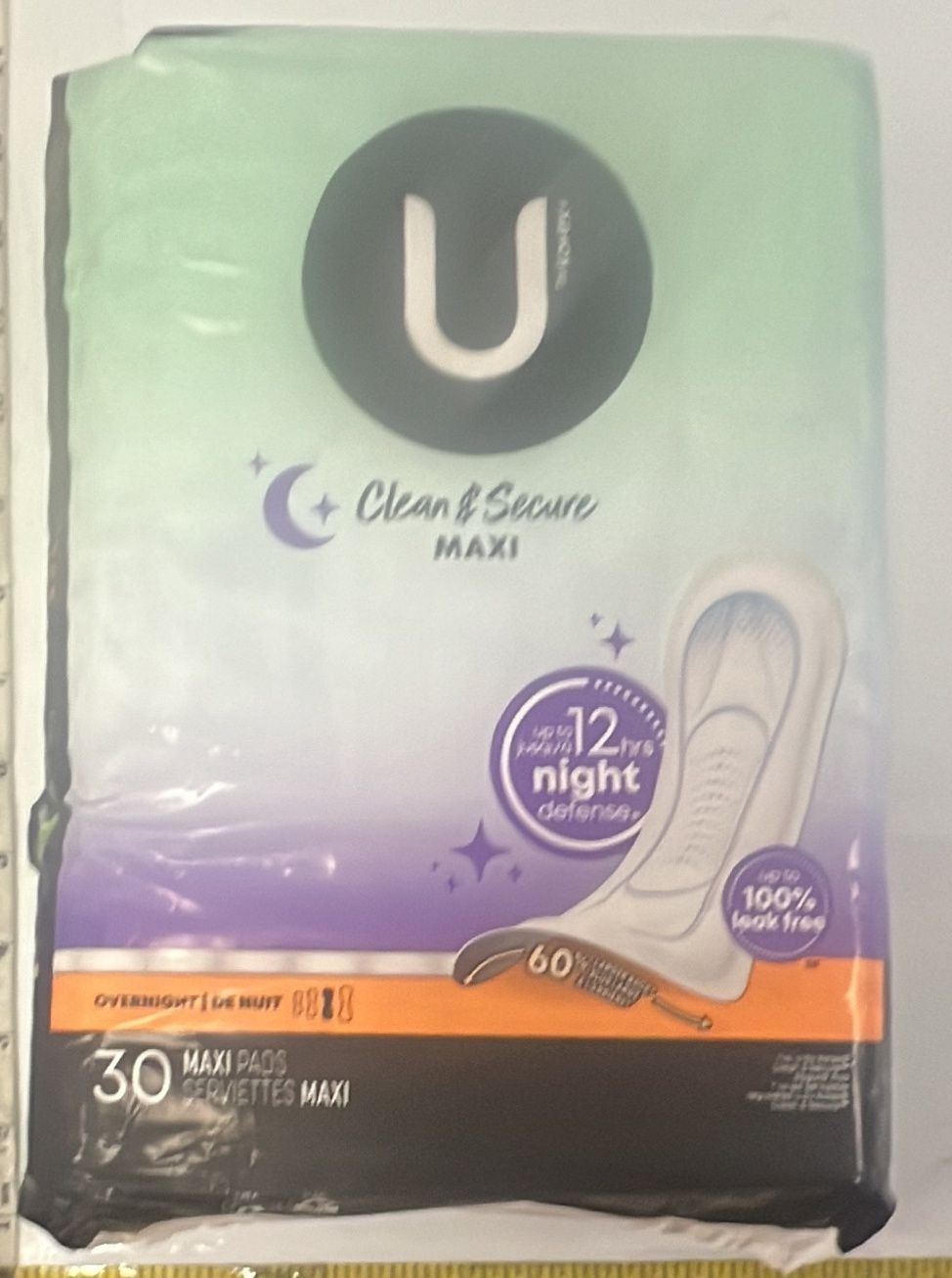 U KOTEX CLEAN/SECURE MAXI