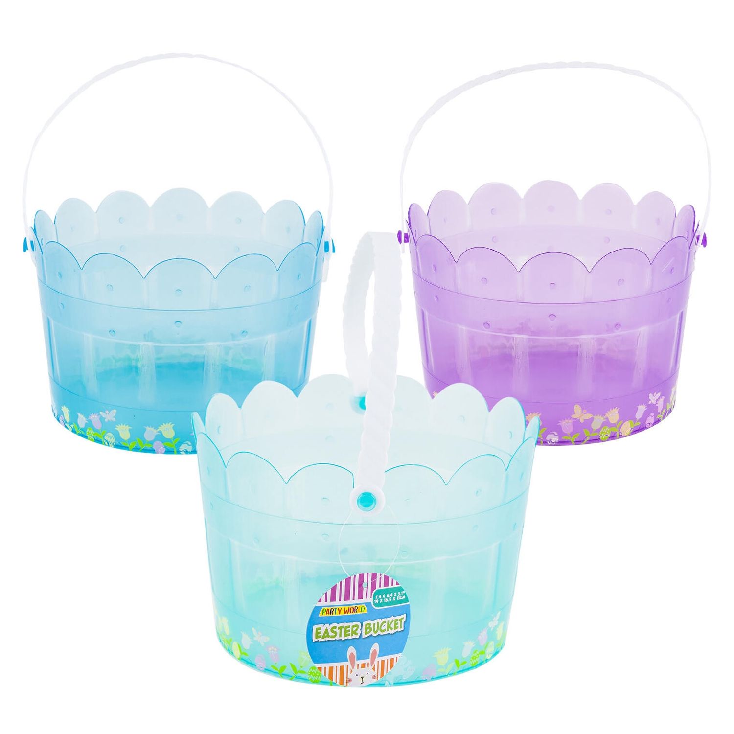 EASTER BUCKET,5" AST CLRS