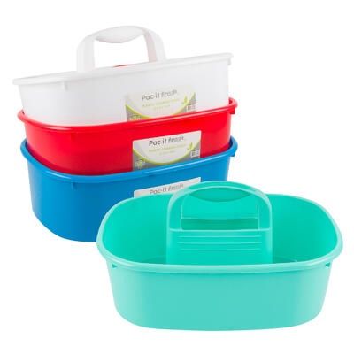 CLEANING CADDY,PLSTC 4ASST CLR