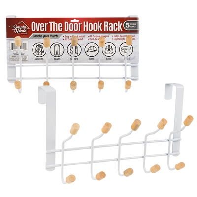 OVER THE DOOR RACK,13"w/10WOOD