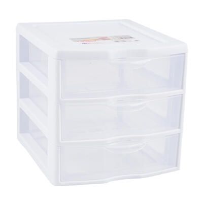DRAWER,3SmWHTE CLEAR VIEW STER