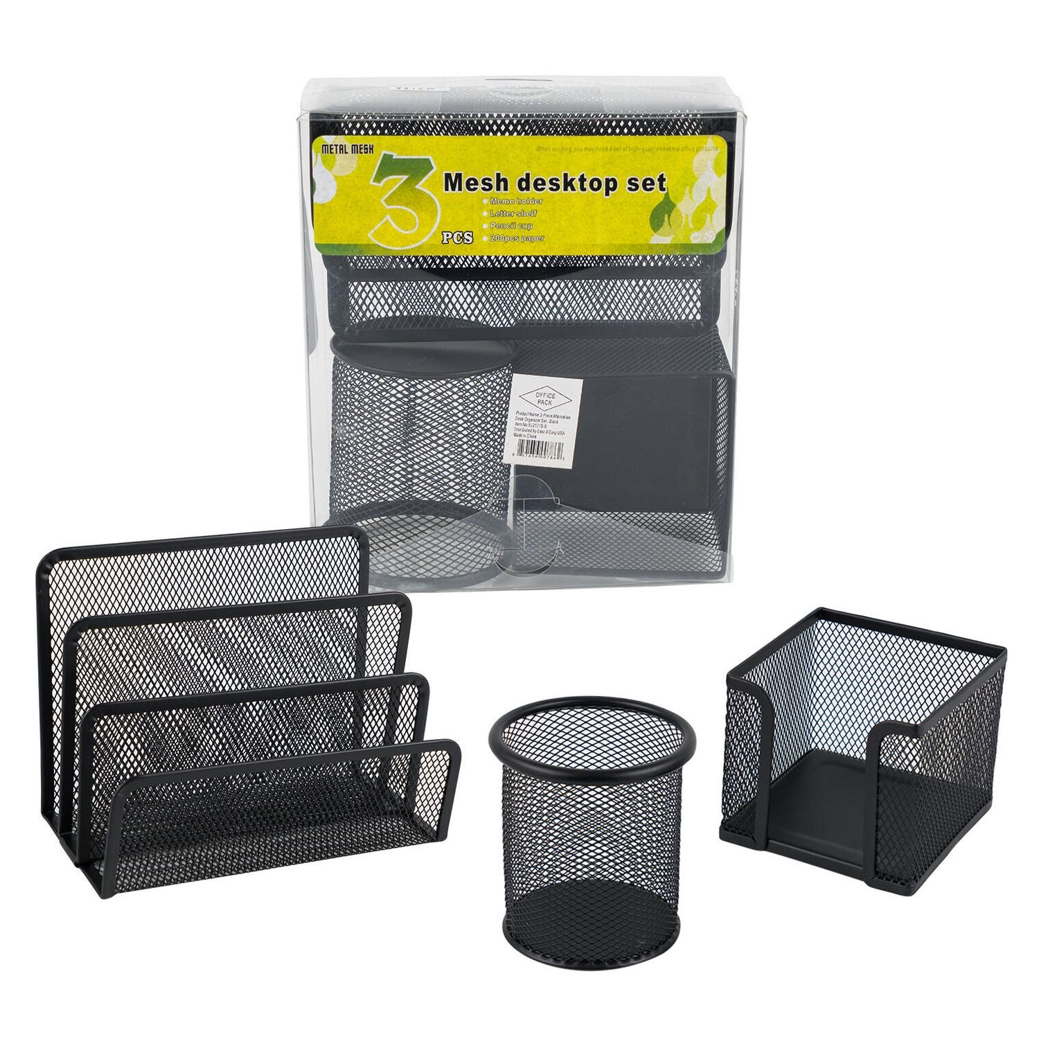 DESK ORGANIZER,9"3SECTION META