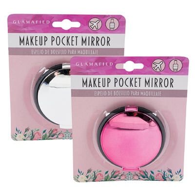 MIRROR,2.3" 2 ASST COLOR