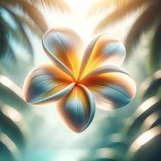 Plumeria Bush 100 * 100 FRAMELE