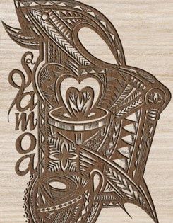 SAMOA TANOA/TO'OTO'O TAPA 80 *