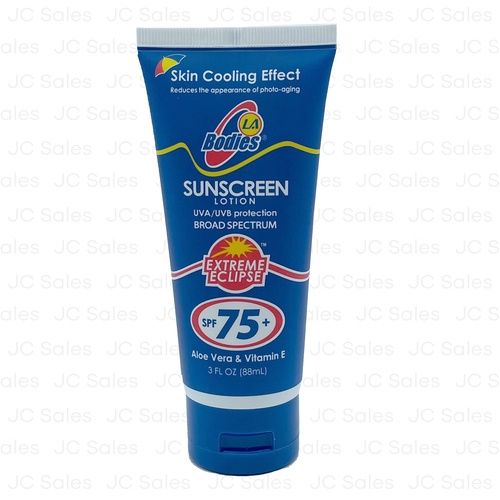 SUNSCREEN,3oz  SPF75 w/ALOE&amp; E