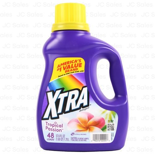 XTRA LIQUID DETERGENT TROPICAL PASSION 57.6 OZ