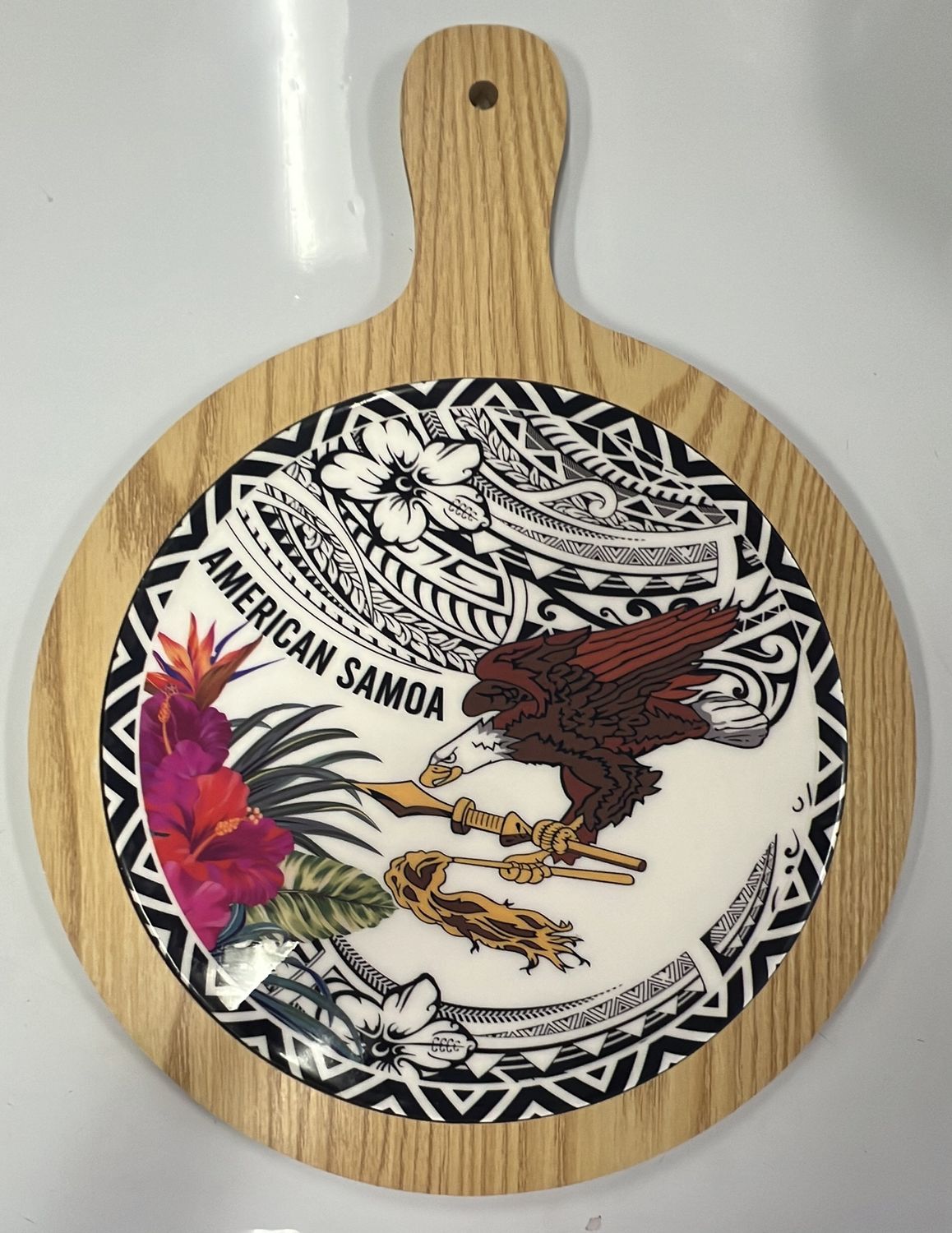 American Samoa w/designs and Flowers
