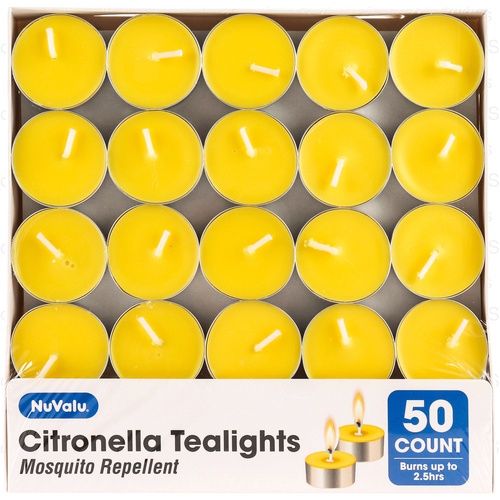 NUVALU TEALIGHT CITRONELLA CAND