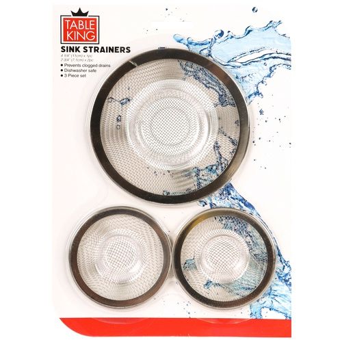 TABLE KING SINK STRAINER 3PC