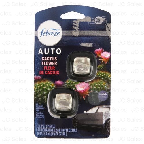 FEBREZE AUTO AIR FRESHENER CACTUS FLOWER 2 CT