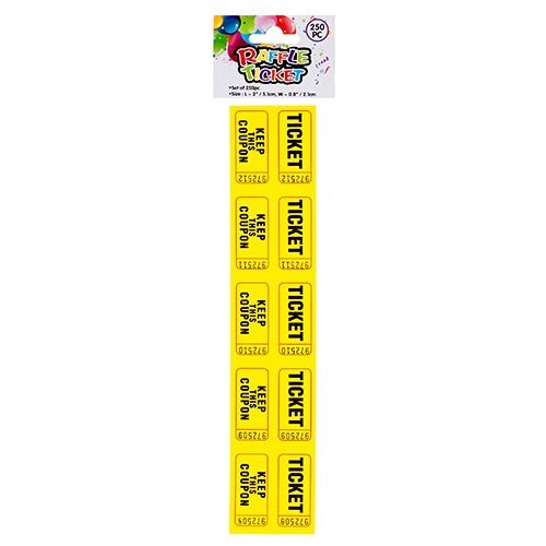 RAFFLE TICKET 250PCS