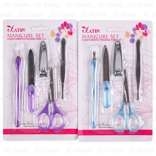 MANICURE SET 5PC ASST COLOR