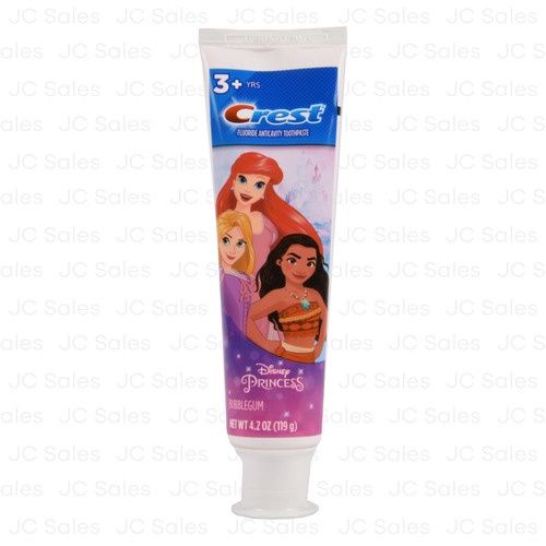 CREST PRINCESS TOOTHPASTE BUBBLE GUM 4.2 OZ