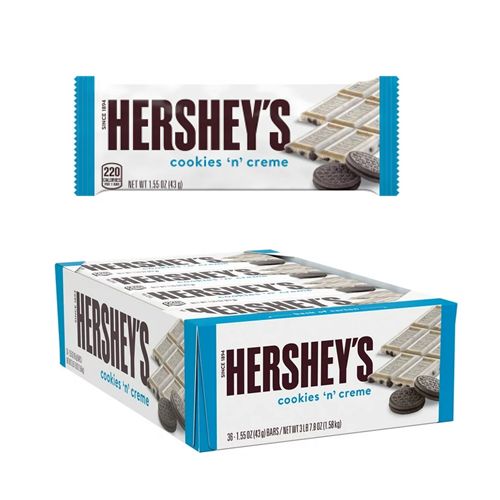 HERSHEYS COOKIES &amp; CREAM 1.55Z