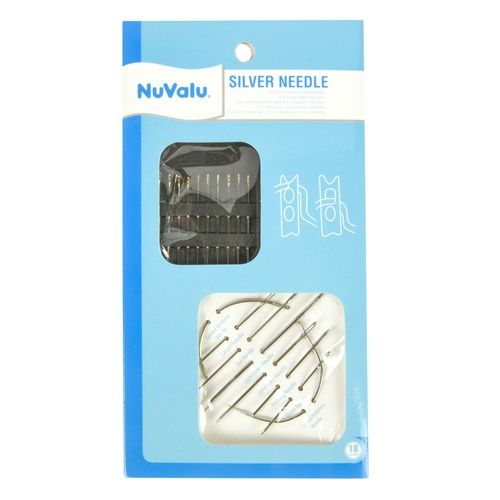 NUVALU NEEDLE SILVER 18 CT ASST