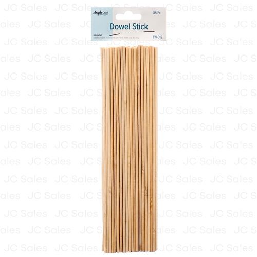 ANGELS CRAFT DOWEL STICK 85 CT NATURAL