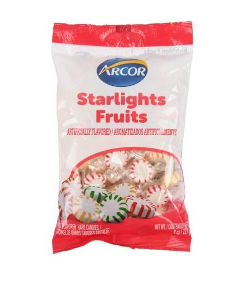 ARCOR STARLIGHT FRUITS 8 OZ