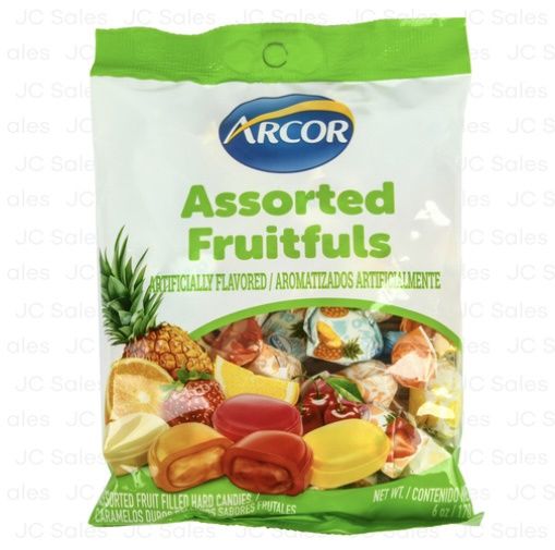 ARCOR ASSORTED FRUITS 6 OZ