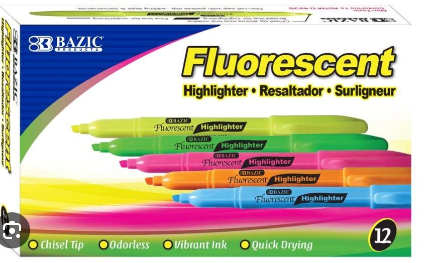 BAZIC Pen Style Fluorescent; Hig