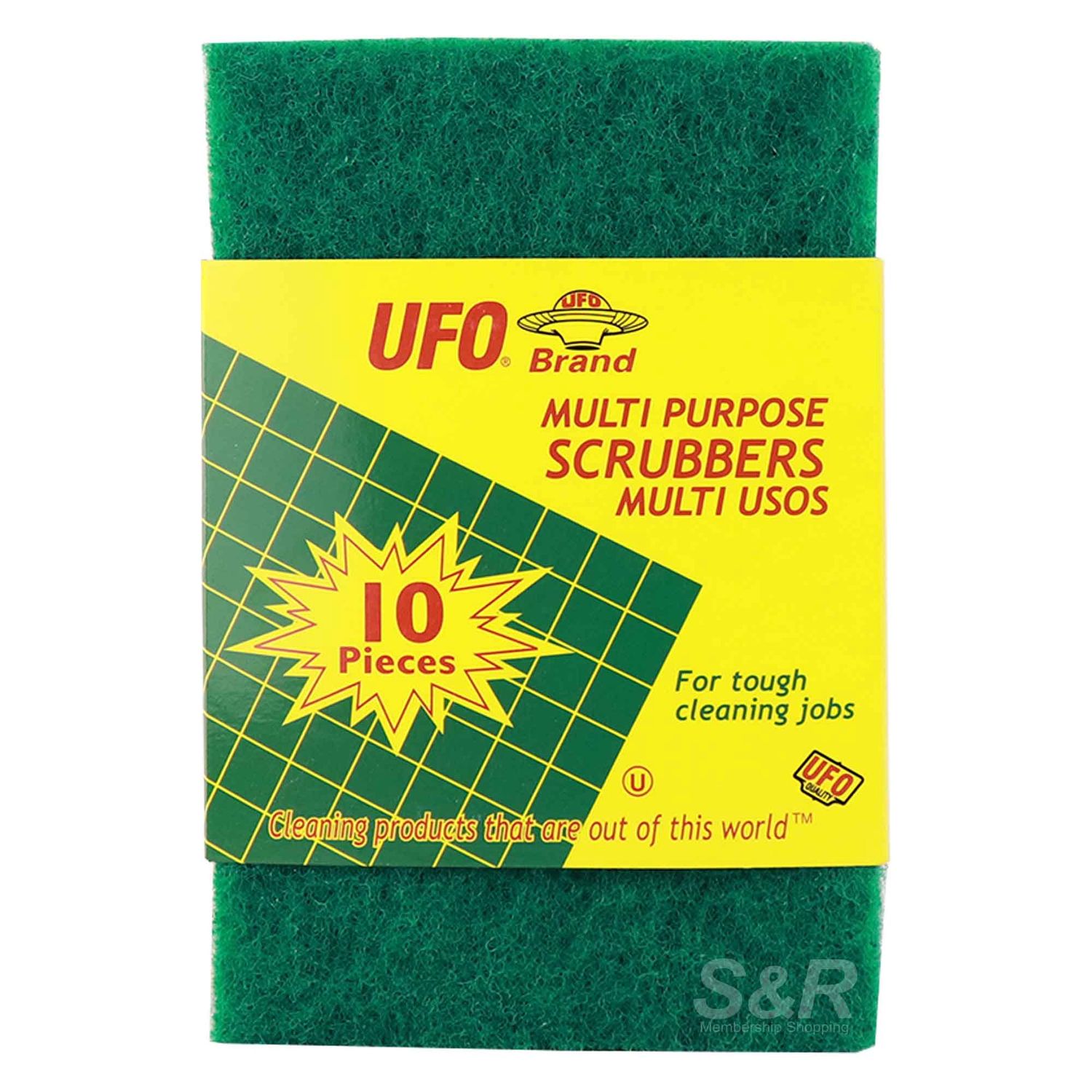 UFO BRAND 10PCS MULTI PURP SCRU