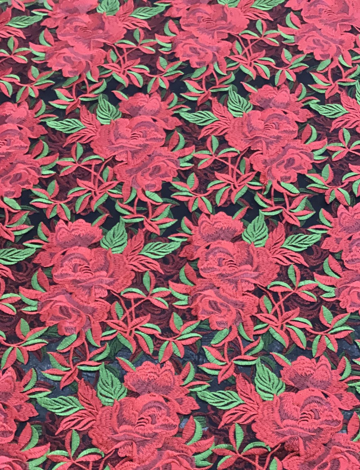 LACE EMBROIDERY FLOWER PRNT